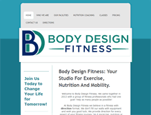 Tablet Screenshot of bodydesign-fitness.com